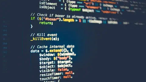 ソースコードの画面のイメージ写真