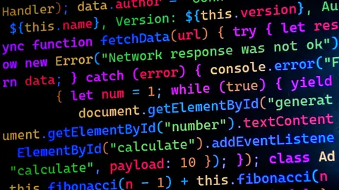 ソースコードの画面のイメージ写真