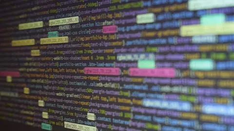 ソースコードの画面のイメージ写真