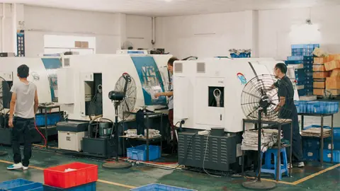 機械加工の現場のイメージ写真